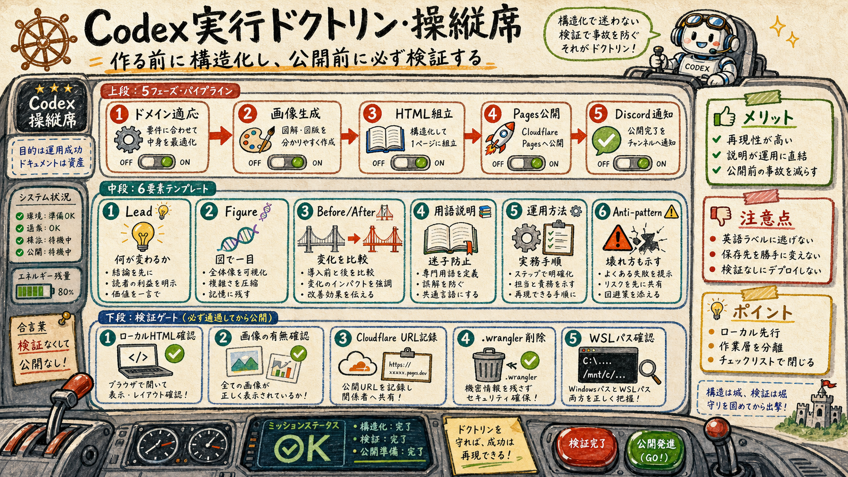 Codex runtime doctrine dashboard
